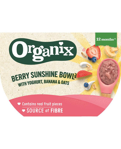 Organix Berry Sunshine Bowl with Yoghurt, Banana & Oats (120g)