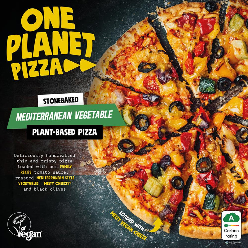 Mediterranean Roasted Vegetable Vegan Pizza 355g