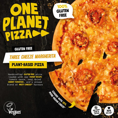 Gluten Free Three Cheeze Margherita Plant-Based Pizza 405g