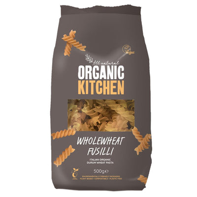 Organic Italian Wholewheat Fusilli 500g