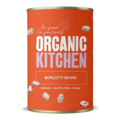 Organic Borlotti Beans 400g (Damaged)