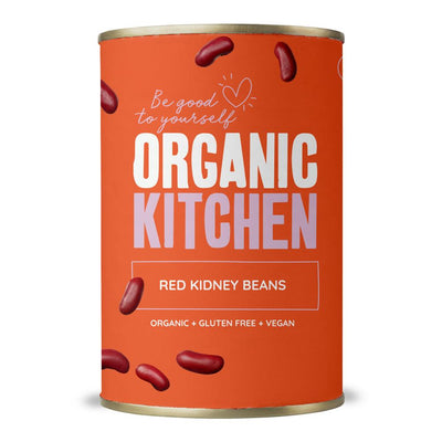 Organic Red Kidney Beans 400g (faded labels)