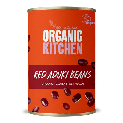 Organic Aduki Beans 400g (Dented Tin)