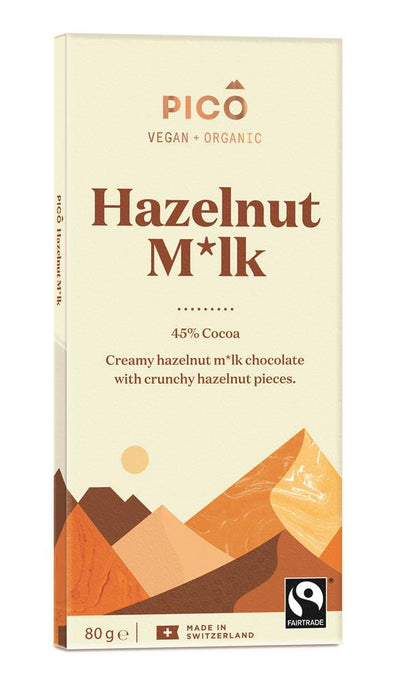 Pico Organic Hazelnut M*lk Chocolate Bar