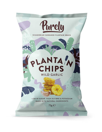 Plantain Chips - Wild Garlic 75g