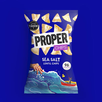 Sea Salt Lentil Chips 85g