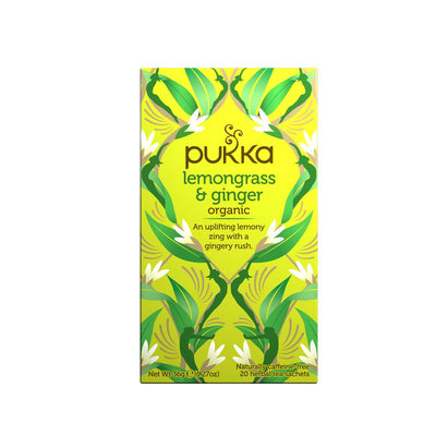 Pukka Organic Lemongrass & Ginger Herbal Tea 20 sachets