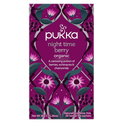 Pukka Night Time Berry Organic Herbal Tea 20 sachets