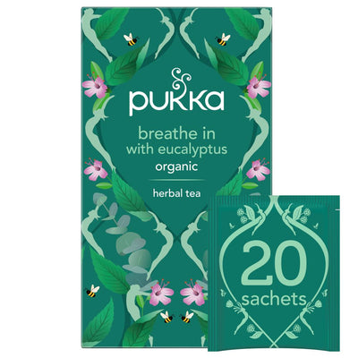 Organic Breathe In 20 tea bags. A breathe of fresh air