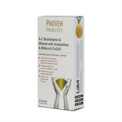 ProVen A-Z Multi Vits & CoQ10 2.5 Billion probiotics 30 capsules