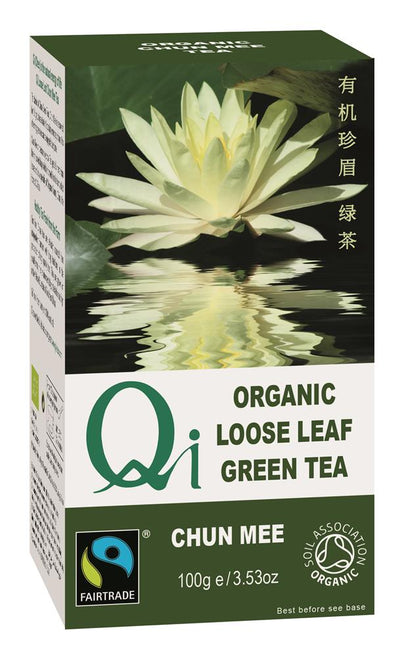 Organic Fairtrade Loose-leaf Chun Mee Tea - 100g