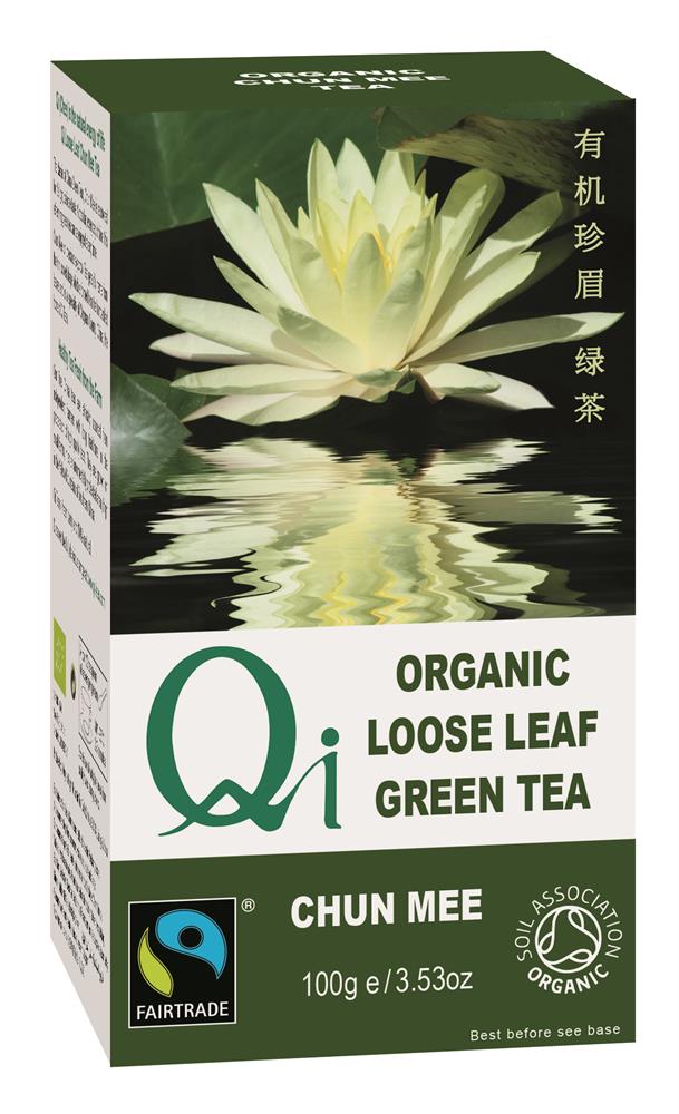 Organic Fairtrade Loose-leaf Chun Mee Tea - 100g