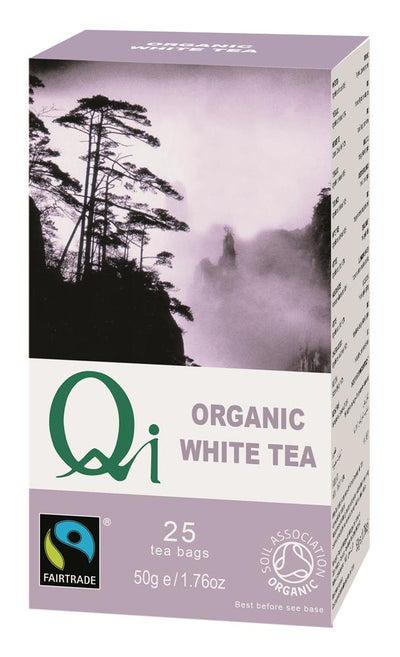 Organic Fair Trade White Tea 50g  25 Tea bags