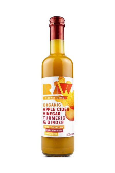 Org Raw Apple Cider Vinegar with  Turmeric & Ginger 500ml