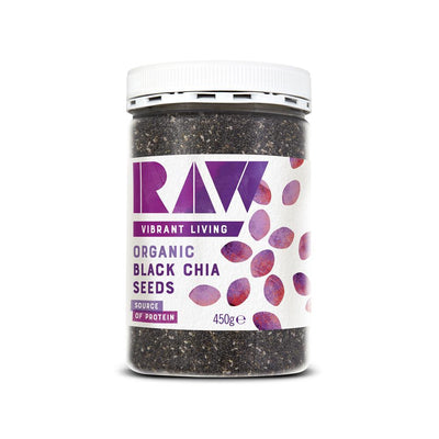 Organic Black Chia Seeds - Omega Rich 450g