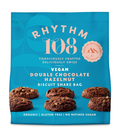 Double Chocolate Hazelnut Tea Biscuit Bag 135g