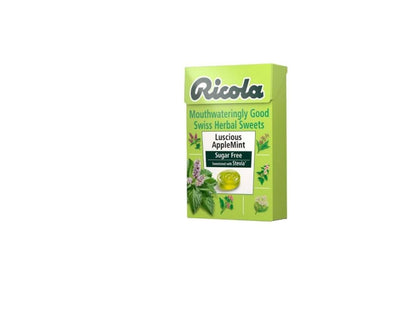 Ricola Swiss Herbal Sweets - Luscious Apple Mint - Sugar Free 45g