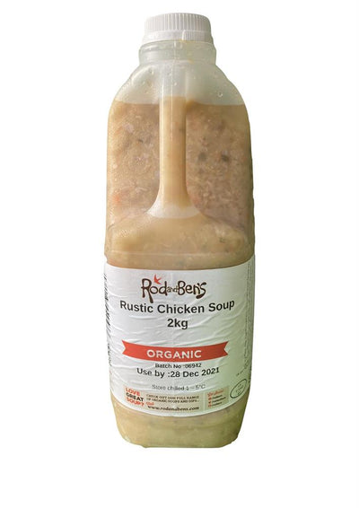 Organic Rustic Chicken Soup 2ltrs For Food Service