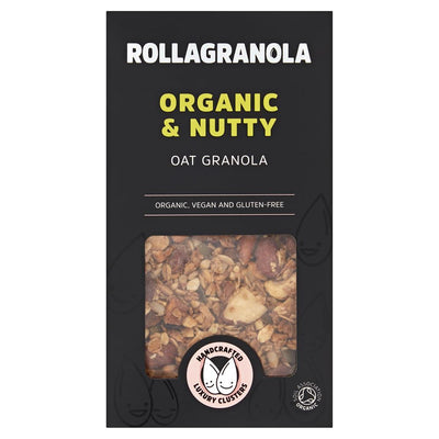 Organic oat granola, gluten-free & vegan - 400g pack