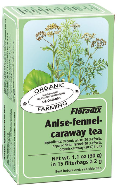 Anise Fennel & Caraway Organic Herbal Tea 15 filterbags