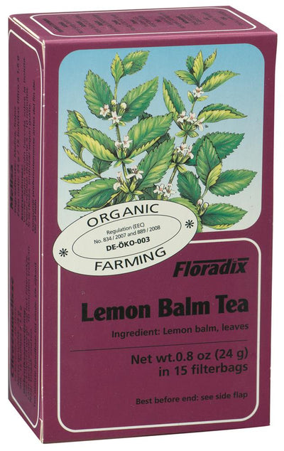 Lemon Balm Organic Herbal Tea 15 filterbags