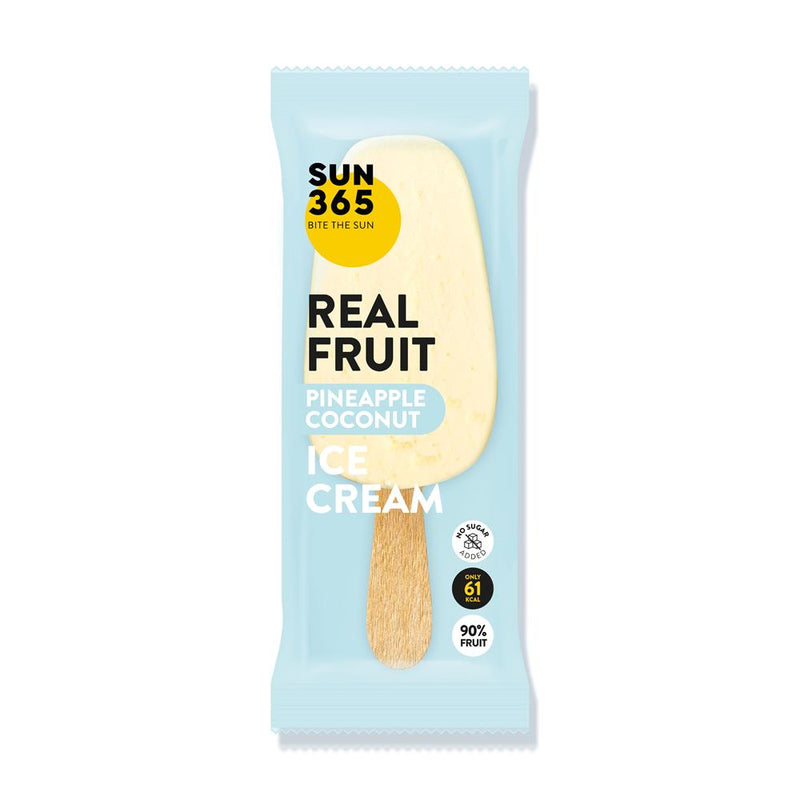 SUN365 Real Fruit Ice Cream Pineapple Coconut 70g