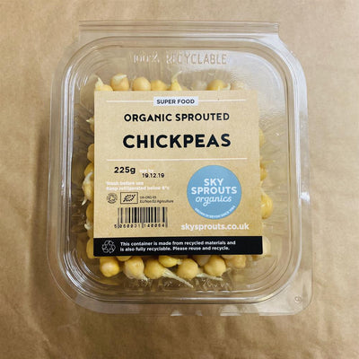 Organic Sprouted Chickpeas 200g