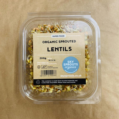 Organic Sprouted Lentils 200g