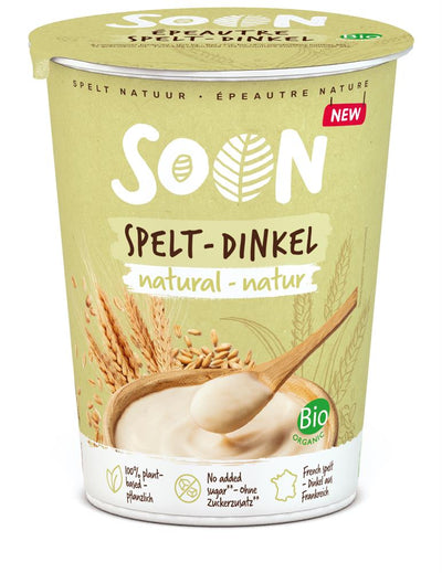 Soon Organic Natural Spelt Yogurt - with no added sugar 350g