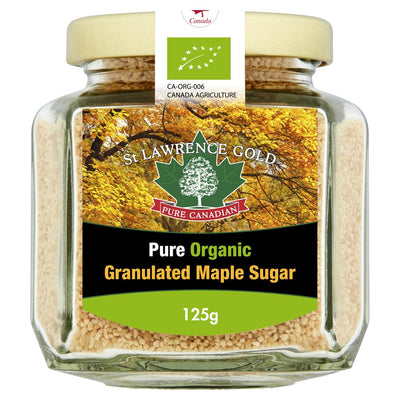 Pure Organic Maple Sugar 125g