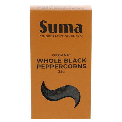 Suma Peppercorns Black - Organic 25g