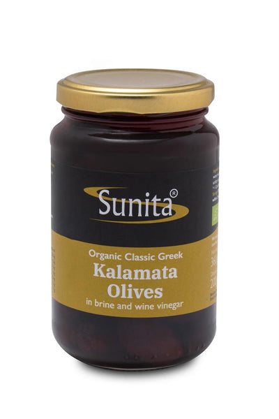 Organic Kalamata Whole Olives 360g