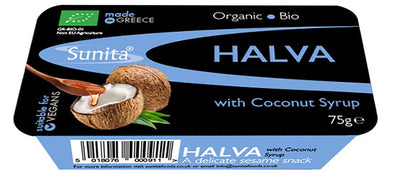 Organic Halva with Coconut Syrup 75g