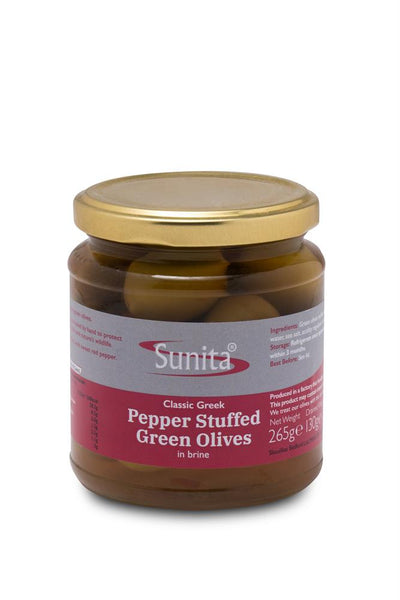 Sunita Pepper Stuffed Green Olives