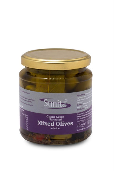 Sunita classic Greek Marinated Mixed Olives
