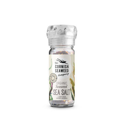 organic cornish seaweed salt grinder, 100g