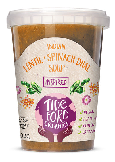 Organic Indian Lentil & Spinach Dahl Soup 600g