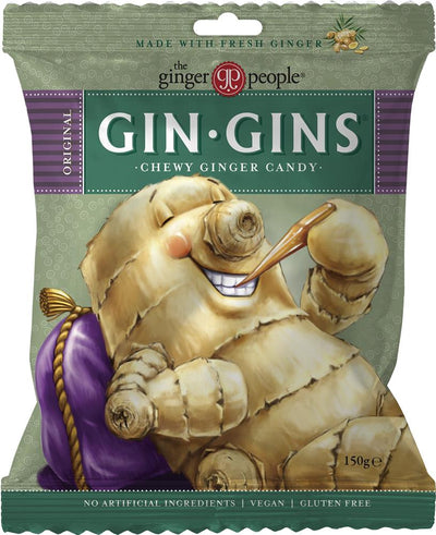 TGP Gin Gin Original Chewy Candy Bag 150gm