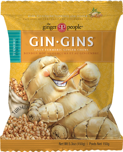 Gin Gins Spicy Turmeric Ginger 150g Bag