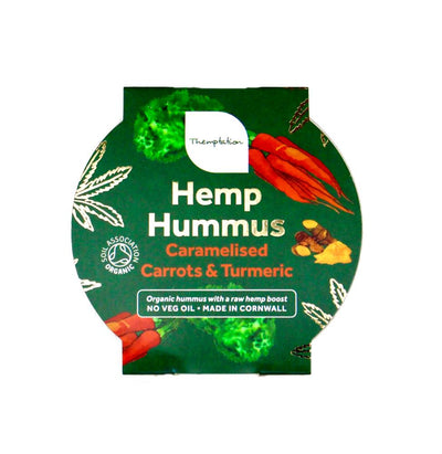 Organic Hemp Hummus - Caramelised Carrots & Turmeric 190g