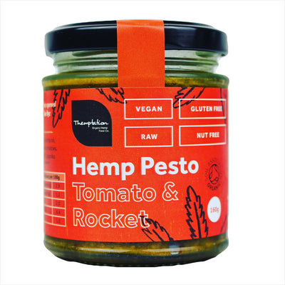 Organic Hemp Pesto Sun-dried Tomato & Rocket 160g