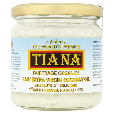 TIANA Fairtrade Organics Raw Extra Virgin Coconut Oil, UK no.1