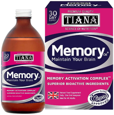 TIANA Advanced Formula Memory Oil, Brain Vitamins for Memory