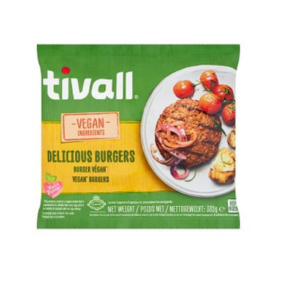 Tivall Delicious Vegan Burgers 332g