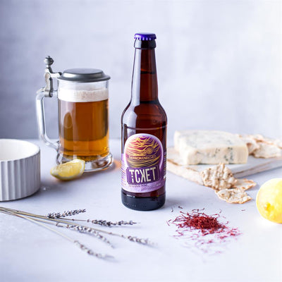 TiCKET Pale Ale 0.5% Infused with Saffron 330ml Glass Bottle