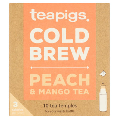 cold brew tea - peach & mango 10 tea temples