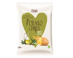 Organic Chips Fried in Extra Virgin Olive Oil 100g