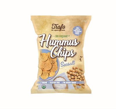 Organic Hummus Chips Seasalt 75g