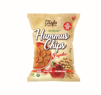 Organic Hummus Chips Paprika 75g