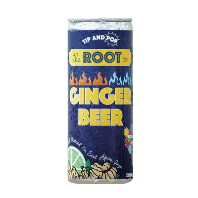 Natural Ginger Beer from Cold-Pressed East African Ginger - 230ml